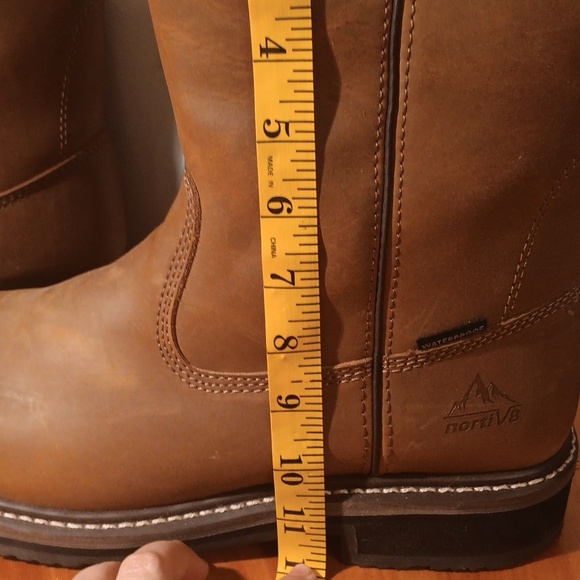 Nortiv 8 Brown Leather Men's Boots Size 11 - Picture 4 of 12